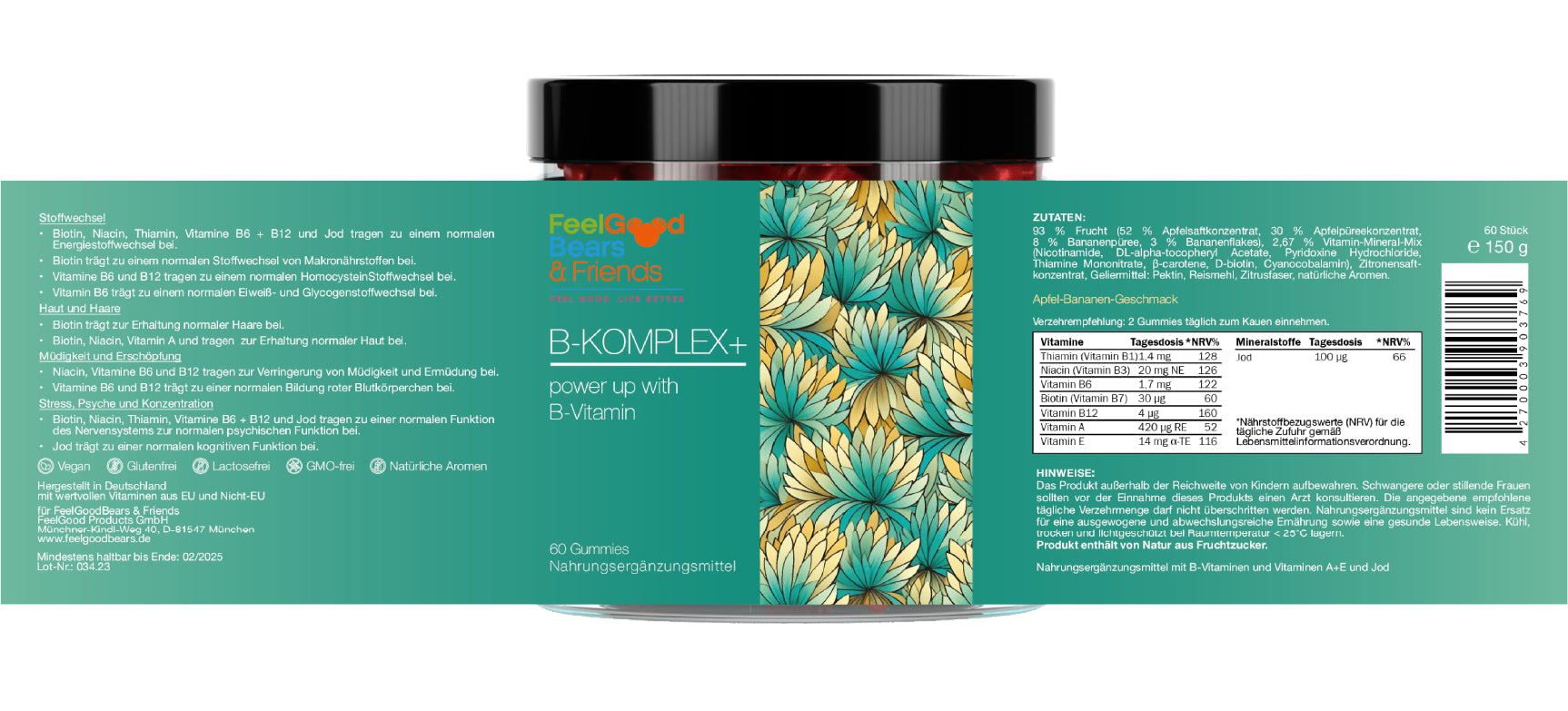 B-KOMPLEX+ power up with B-vitamin - Fruit Bears