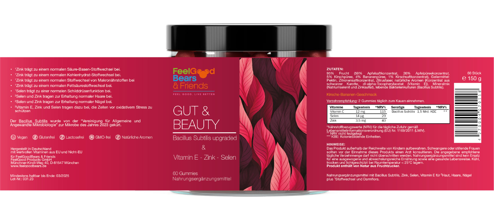 GUT & Beauty - Bacillus Subtilis upgraded